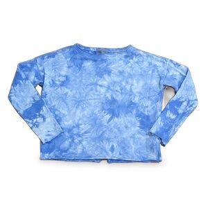 Blue Tie-Dye Betsey Johnson Sweatshirt